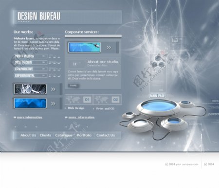 3D外型设计网页模板