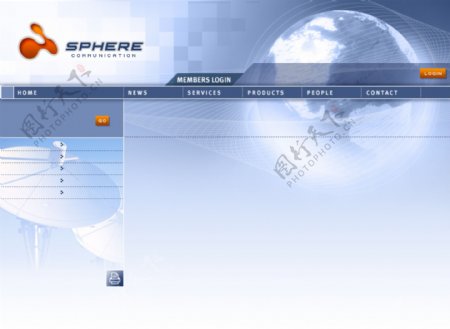 环球科技网页模板