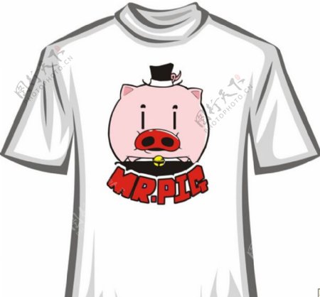 小猪系列卡通T恤