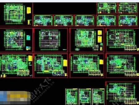 某医疗办公建筑cad施工图