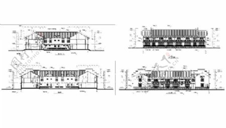 民居剖立面图