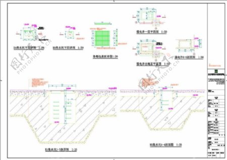 集水坑大样图CAD图纸