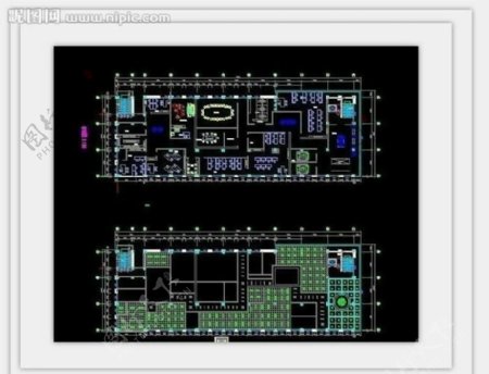 办公空间cad