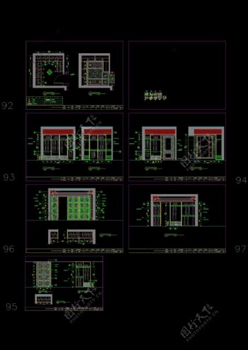 衣柜大样cad图纸