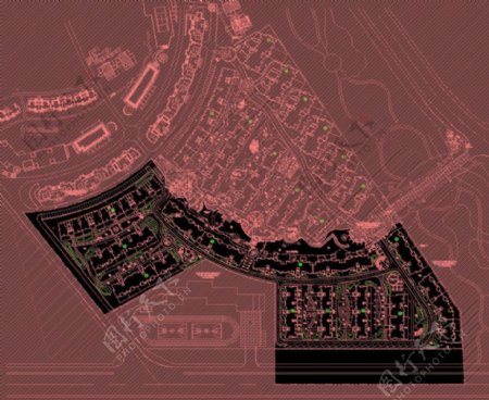 成都中海名城景观CAD图纸