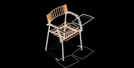 精美真皮椅子CAD模型