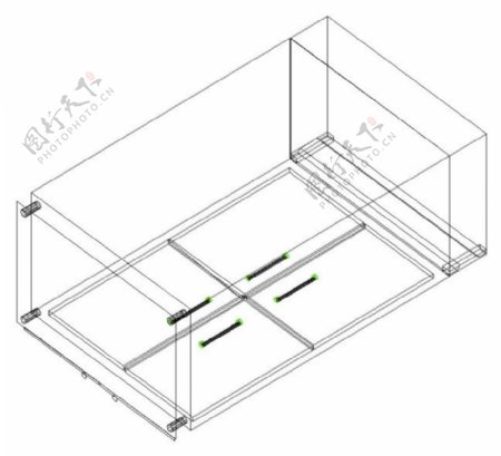 立式四门厨柜