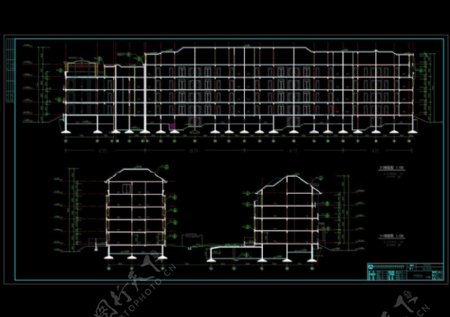 高楼剖面图
