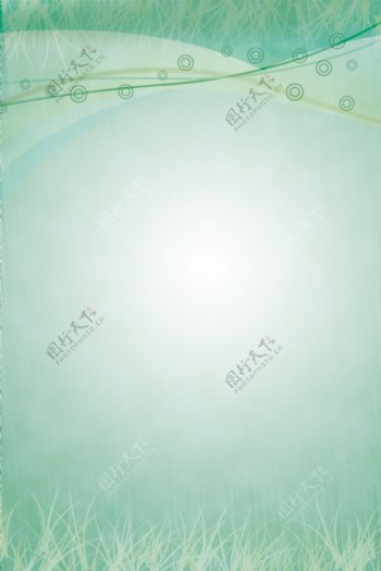 绿色展板模板源文件图片