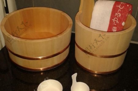 日本温泉桶