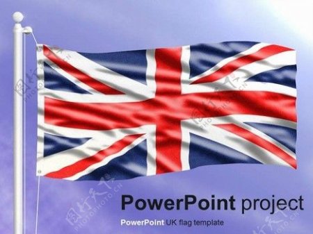 PowerPoint的英国国旗