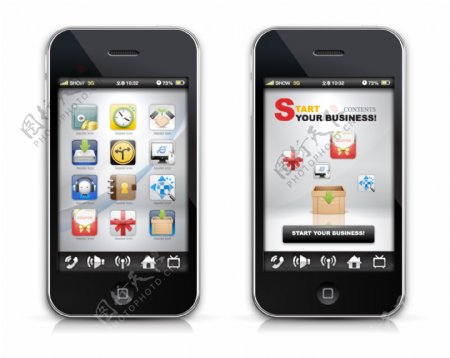 iPhone创意图标手机app素材