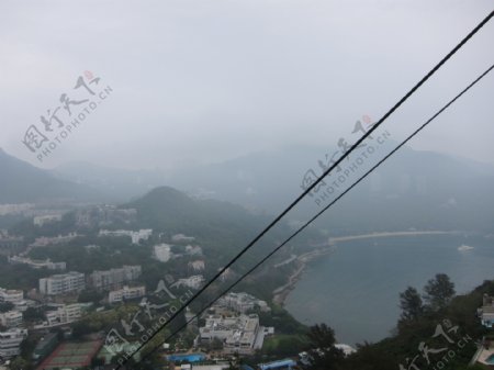 香港海洋公园缆车俯瞰图片