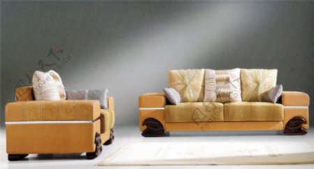 客厅沙发展示3D模型素材