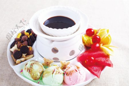 冰淇淋火锅图片