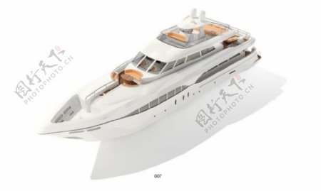 豪华油艇模型