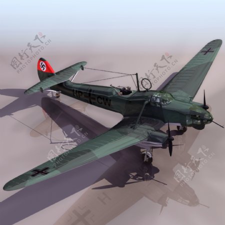 FW58B飞机模型033