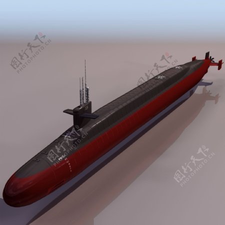 USSOHIO潜水艇模型010