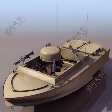 LSSC军用船模型01