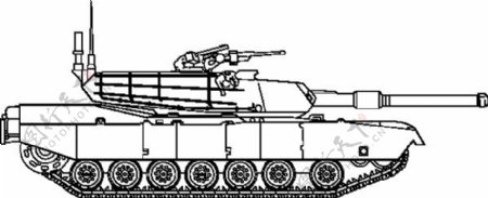 M1艾布拉姆斯主战坦克的剪辑艺术