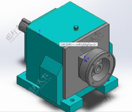 摆线针减速器3D模型