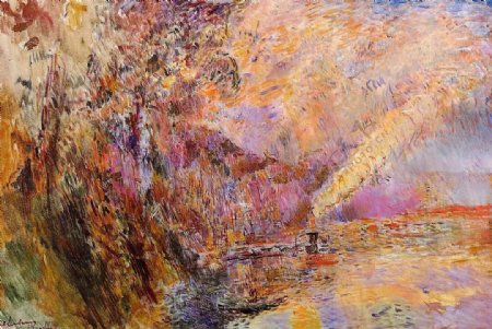 AlbertLebourg0016法国画家阿伯特赖博AlbertLebourg印象派风景静物自然油画装饰画