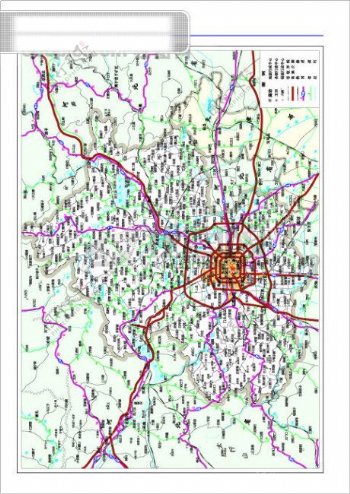 北京市地图矢量地图AI格式8M