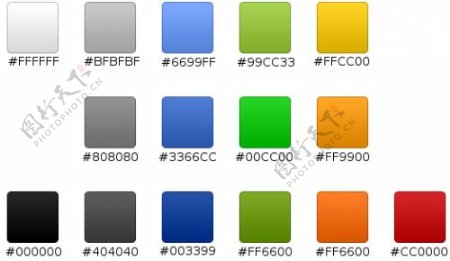 LauncherIcon手机主界面的软件图标样式推荐色值跟主体图标是两个部分