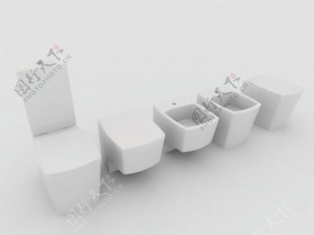 坐便器3d模型卫生间用品模型93