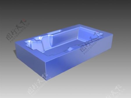 浴缸3d模型卫生间用品设计素材47