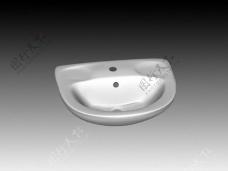 台盆3d模型卫生间用品设计图2
