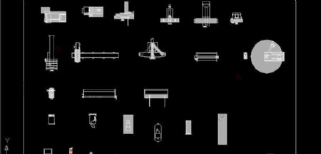 CAD素材各类工厂机械系列