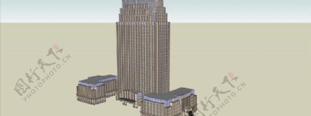 SketchUp精品模型新古典办公楼