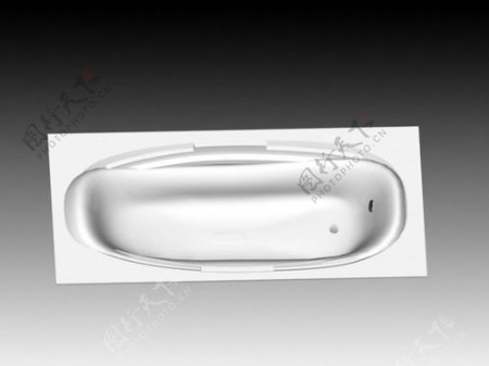 浴缸3d模型卫生间用品装修效果图11