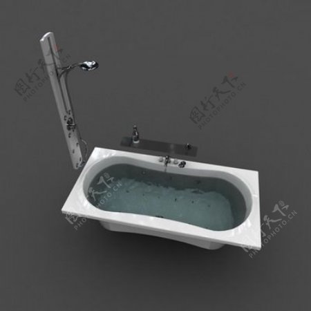 浴缸3d模型卫生间用品设计素材70