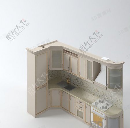 3D橱柜模型