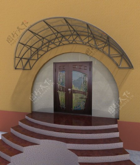 下载建筑用拱棚的入口