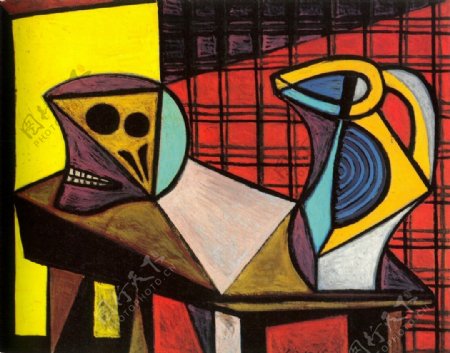 1945Cr鍍磂etpichet西班牙画家巴勃罗毕加索抽象油画人物人体油画装饰画