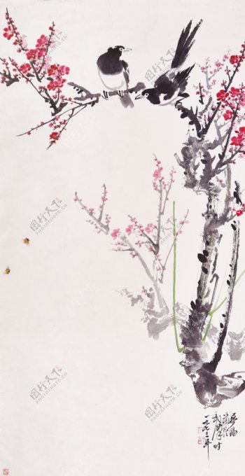 梅花传统书画