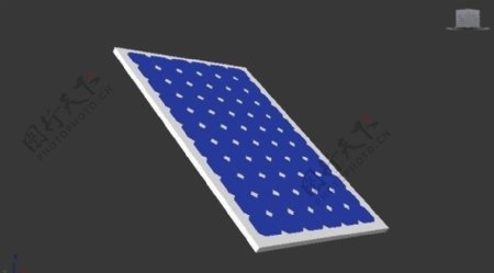 3d太阳能电池板图片
