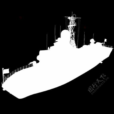 战舰军舰3dmax模型11