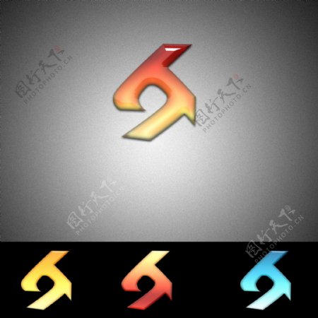 h字形logo设计图片
