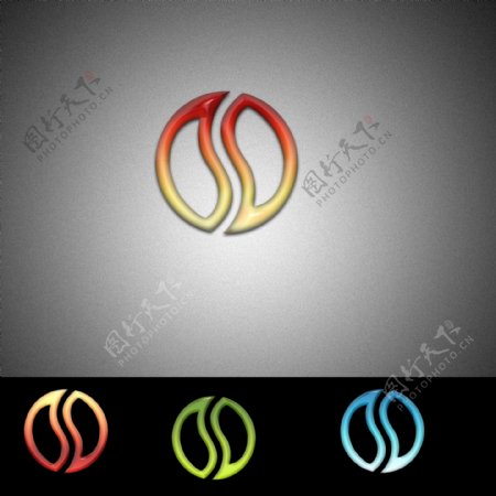 h字形科技logo设计图片