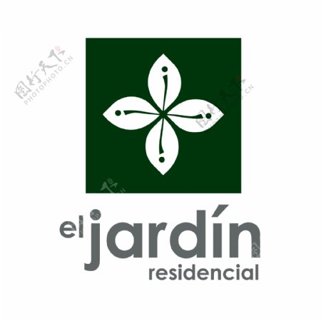 ElJardinResidenciallogo设计欣赏ElJardinResidencial医疗机构标志下载标志设计欣赏