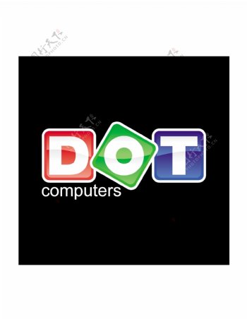 DOTCOMPUTERS1logo设计欣赏DOTCOMPUTERS1电脑公司标志下载标志设计欣赏