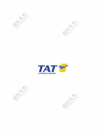 TATEuropeanAirlines1logo设计欣赏TATEuropeanAirlines1航空标志下载标志设计欣赏