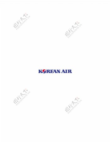KoreanAir2logo设计欣赏KoreanAir2民航业标志下载标志设计欣赏