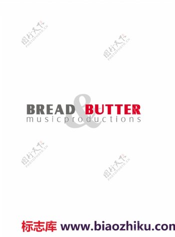 BreadAndButterlogo设计欣赏BreadAndButter乐队LOGO下载标志设计欣赏