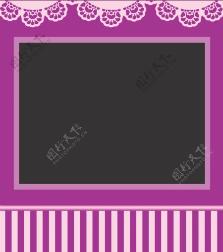 紫色婚礼迎宾喷绘图片