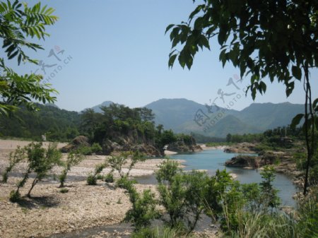 楠溪江狮子岩风景